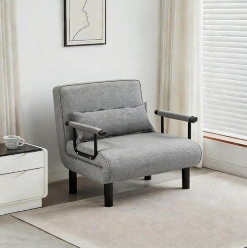 Single fabric sofa bed - bed, sleeper
