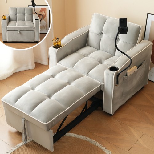 Single sofa bed chair - bed,