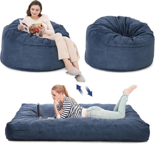 Convertible bean bag - 2-in-1,