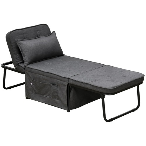 Folding chair bed - chair, 4-in-1