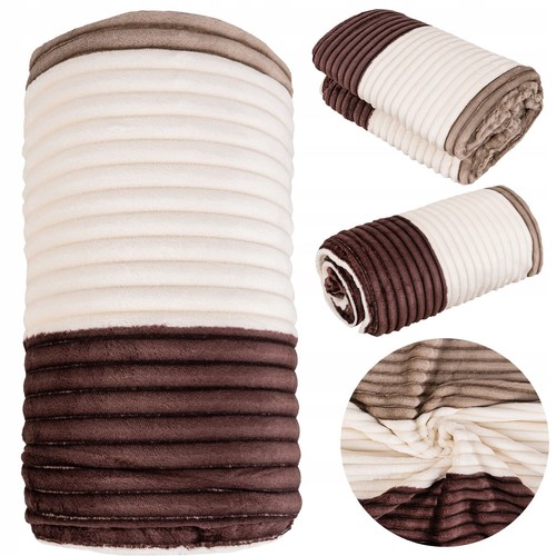Soft microfibre blanket throw - soft,