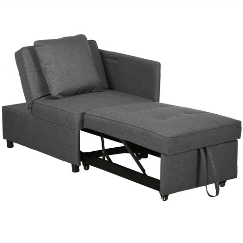 Homcom folding sleeper sofa - sleeper,