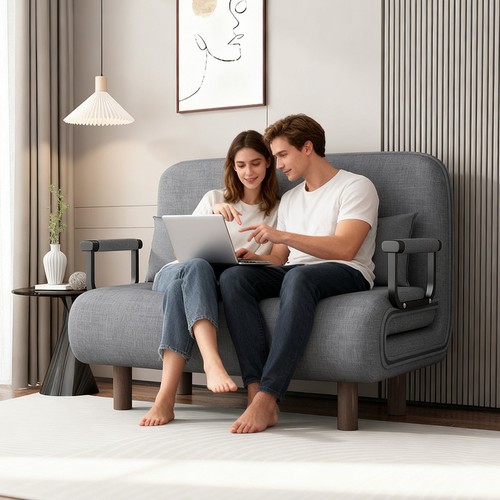 New double fabric sofa - new,