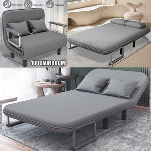 Double fabric sofa - sofa, sleeper