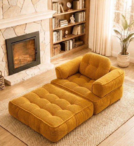 Convertible floor sofa - in,