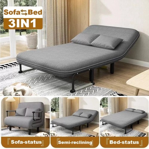 Folding double fabric sofa - double,