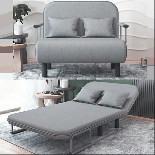 Double fabric sofa bed - sofa, sleeper