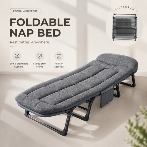 Folding recliner bed - recliner, lounger