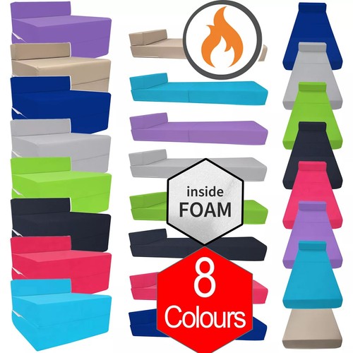 Fold out single chair - out, bed